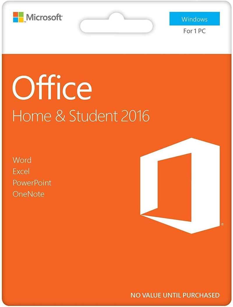 Office 2016 Home and Student | Lifetime - Cartão de chave do produto | Word, Excel, PowerPoint, OneNote