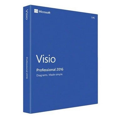 MICROSOFT VISIO PROFESSIONAL 2016 Licença Original Genuína Vitalícia